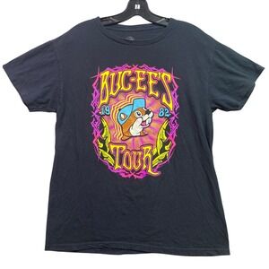 Buc-ee's Tour T Shirt 1982-2021 Black‎ Beaver Graphic Tee Mens Medium